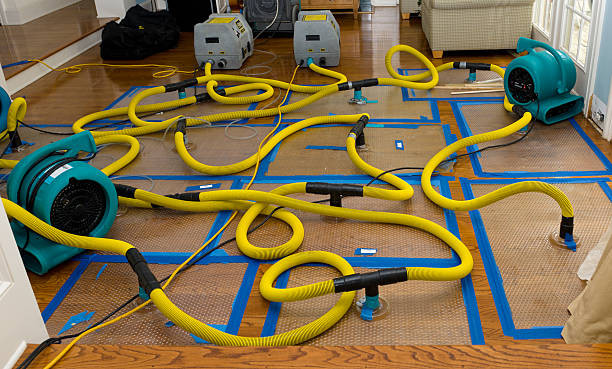 Professional Storm Water Damage Restoration technician working in Cape Elizabeth, ME